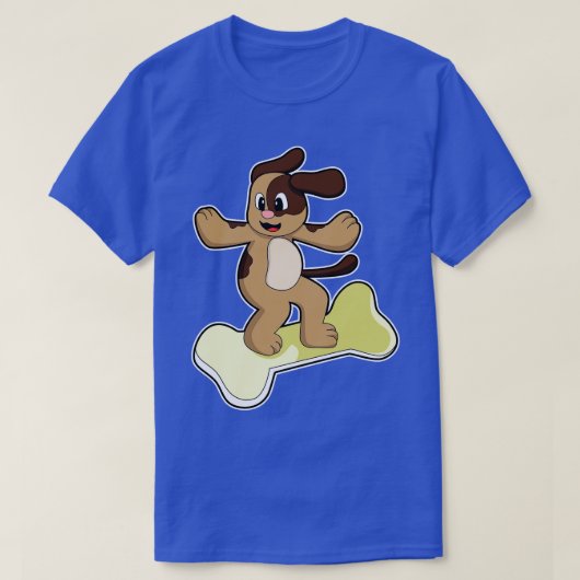 T-shirt Chien avec os 2 (Design devant)