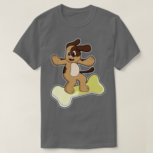 T-shirt Chien avec os 3 (Design devant)