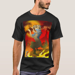 T-shirt Chien aztèque du design de la mort