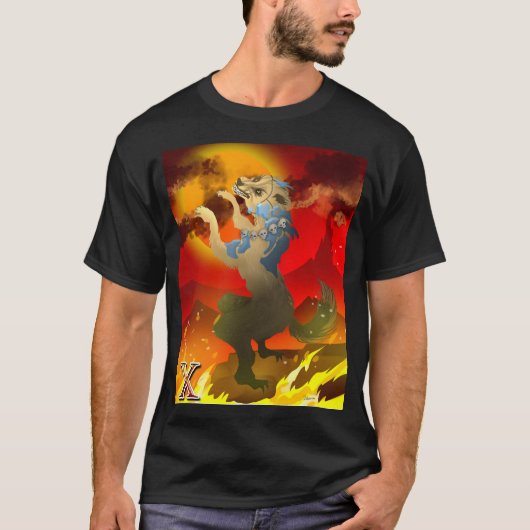 T-shirt Chien aztèque du design mort (Devant)