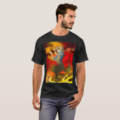 T-shirt Chien aztèque du design mort (Devant entier)