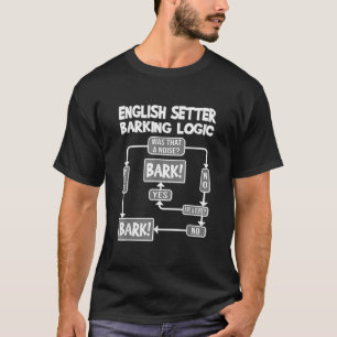 T-shirt Chien Barres Logique drôle idée cadeau chien Funny