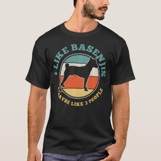 T-shirt Chien Basenji