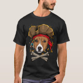 T-shirt Chien Basenji Jolly roger africain Basenji Chien P (Devant)