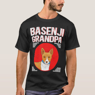 T-shirt Chien Basenji Mens Basenji Grand-père Propriétaire