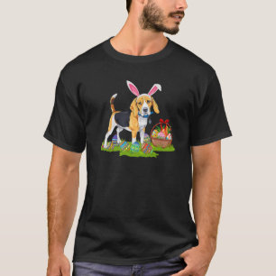 T-shirt Chien beagle Chasse à l'oeuf de Pâques Bunny Beagl
