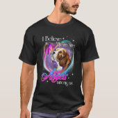 T-shirt Chien beagle Chien Chien Chien Chien Pet Ange Papi (Devant)