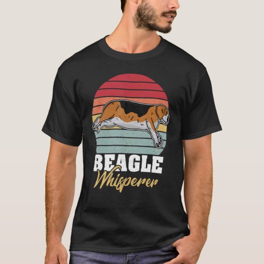 T-shirt Chien beagle mignon dormir pyjama nuit gobe 1 (Devant)