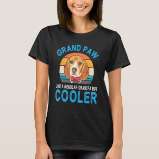 T-shirt Chien beagle Papa Grand Paw Comme Un Grand-Père B