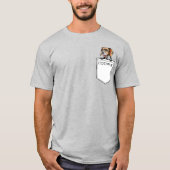 T-shirt Chien beagle Téléchargez votre nom d'animal de com (Devant)