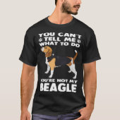 T-shirt Chien beagle Vous n'êtes pas mon Beagle (Devant)