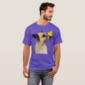 T-shirt Chien berger allemand et canard (Devant entier)