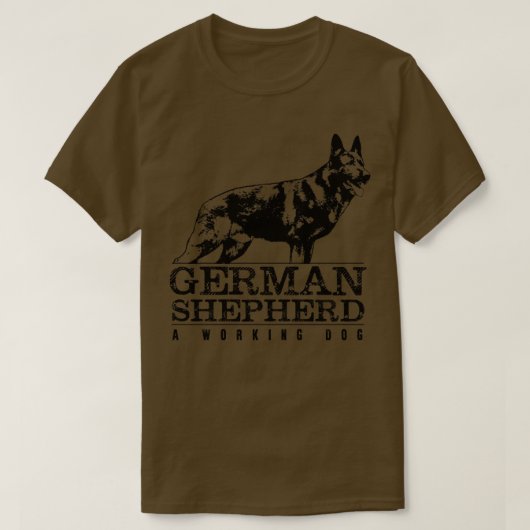 T-shirt Chien berger allemand GSD (13) (Design devant)