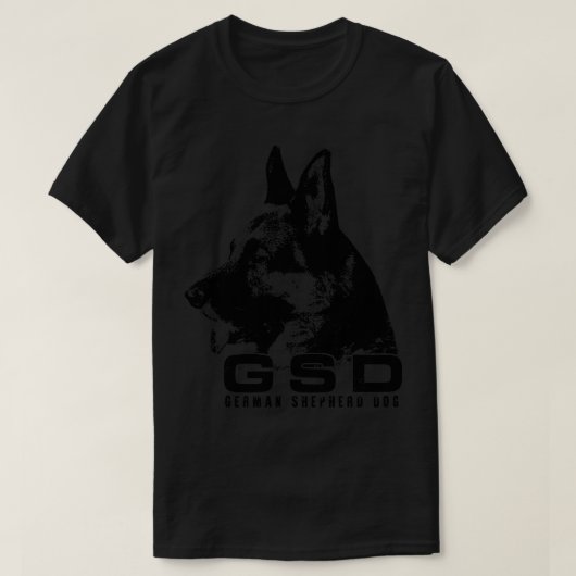 T-shirt Chien berger allemand GSD (21) (Design devant)