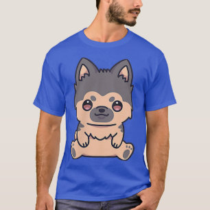 T-shirt Chien berger allemand Kawaii Propriétaire de l'ail