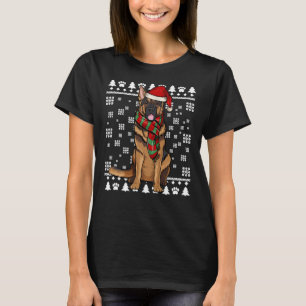 T-shirt Chien berger allemand Noël Noël Noël Noël