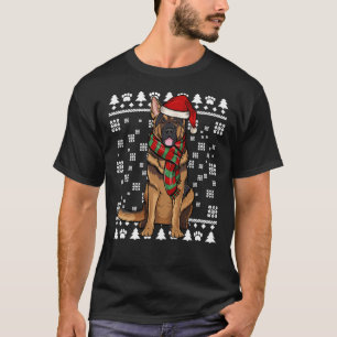 T-shirt Chien berger allemand Noël Noël Noël Noël