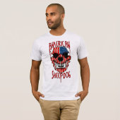 T-shirt chien-berger américain (Devant entier)