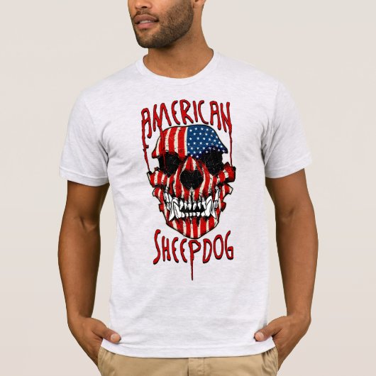 T-shirt chien-berger américain (Devant)