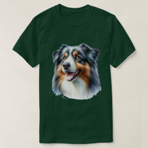 T-shirt Chien berger australien de trois couleurs