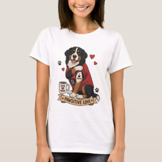 T-shirt Chien Bernois avec Illustration de Tatouage I Hear