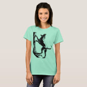 T-shirt Chien bio féminin Hound Dog Shirt (Devant entier)