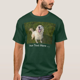 T-shirt Chien blanc
