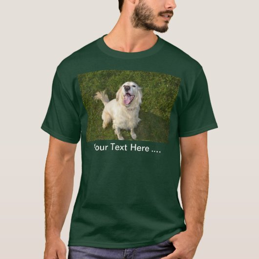T-shirt Chien blanc (Devant)