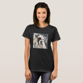 T-shirt Chien Boxer Aquarelle (Devant entier)