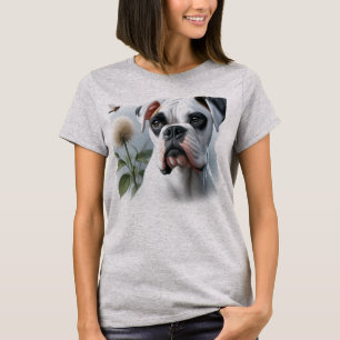 T-shirt Chien Boxer et Nature