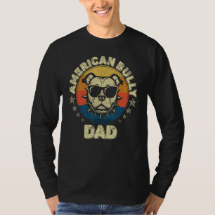 T-shirt Chien Bullypit Papa Vintage American Bully Papa