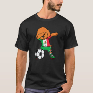 T-shirt Chien Caniche Dabbing Mexique Supporters de Foot M
