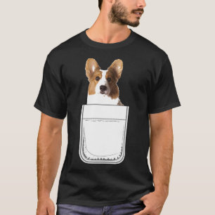 T-shirt Chien Cardigan Welsh Corgi Puppy Dans Votre Poche
