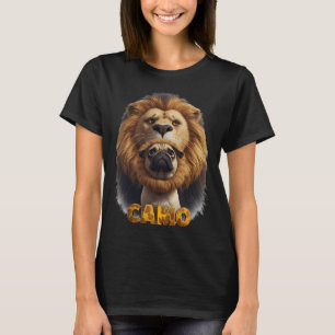 T-shirt Chien carlin "Arrêté pour surcharge de cutesse"