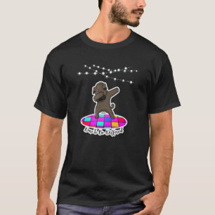 T-shirt Chien Carlin Noir Dabbing Osez être Différent Prop