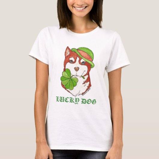 T-shirt Chien chanceux (Devant)