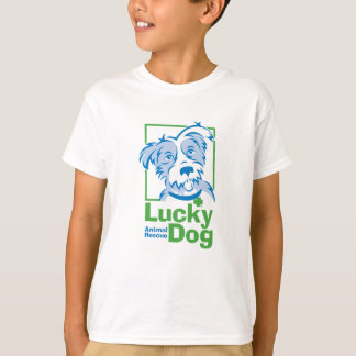 T-shirt Chien chanceux pour enfant