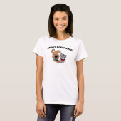 T-shirt Chien Chat Adopté Ne Pas Acheter (Devant entier)