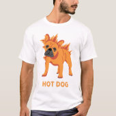 T-shirt Chien chaud (Devant)