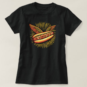 T-shirt "Chien chaud ailé"
