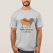 T-shirt Chien chaud Hallo-Weenie Funny Weiner Chien (Devant)