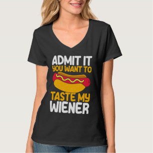 T-shirt Chien Chaud Humour Adulte Jeu de Mots Naughty Adme