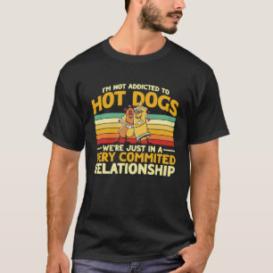 T-shirt Chien Chaud Humour Adulte Une Relation Très Sérieu