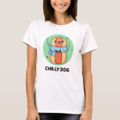 T-shirt Chien chéri Funny Chili Hot Dog Pun (Devant)