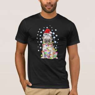 T-shirt Chien Chien Chien Chien Chien Chien Carlin de Noël