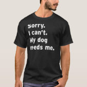 T-shirt Chien Chien Chien Chien Chien Chien Chien Chien Ch (Devant)