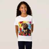 T-shirt Chien Chien Chien Chien Chien Solely Dachs (Devant entier)