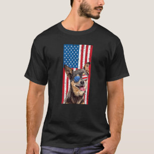 T-shirt Chien Chihuahua pour enfants garçon noir Chiwawa a