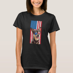 T-shirt Chien Chihuahua pour enfants garçon noir Chiwawa a