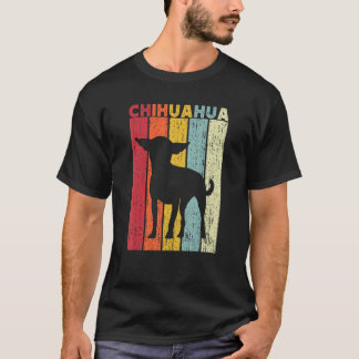T-shirt Chien Chihuahua pour hommes enfants garçons rétro